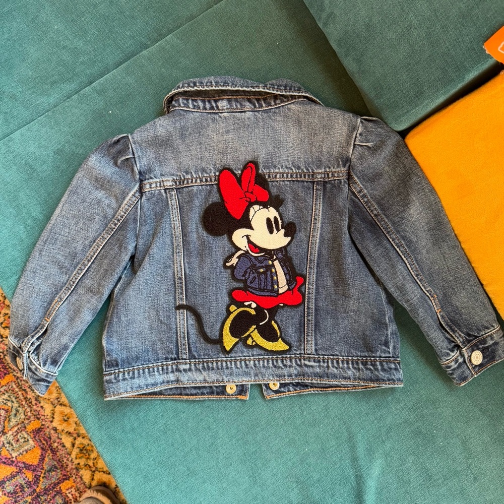Gap Disney Minnie Mouse Denim Icon Jacket